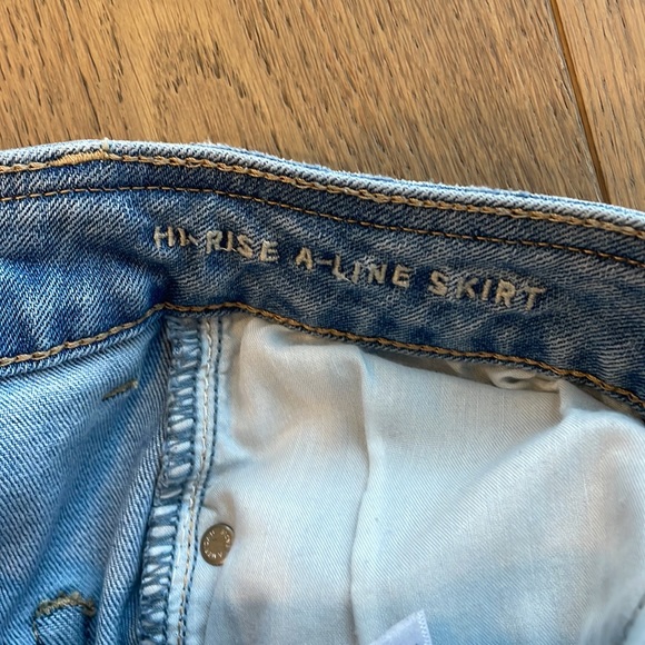 American Eagle Super Stretch High Rise A Line Skirt - Picture 5 of 6